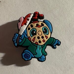 Crocs Stitch in a Jason Halloween costume Jibbit